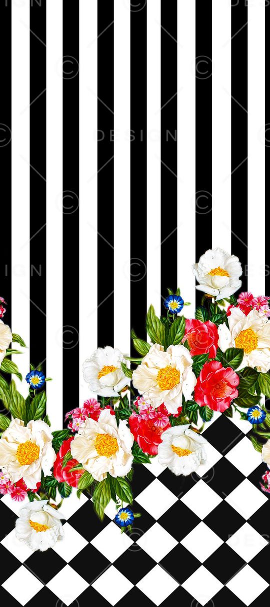 连衣裙印花华亿平台图片