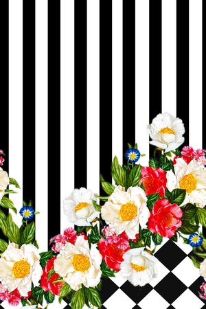 连衣裙印花华亿平台图片