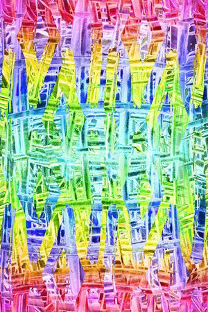 条纹笔触印花华亿平台图片