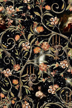 欧式印花华亿平台图片