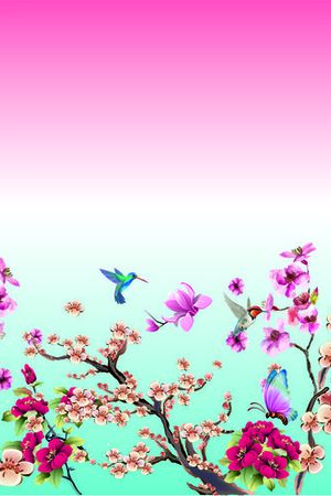 flowers印花华亿平台图片