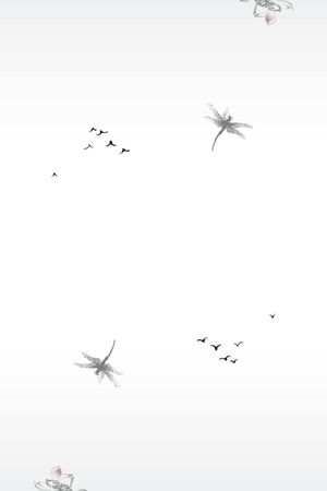 水墨画印花华亿平台图片