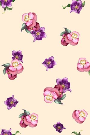 花朵印花华亿平台图片