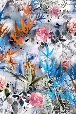 中国风印花华亿平台图片