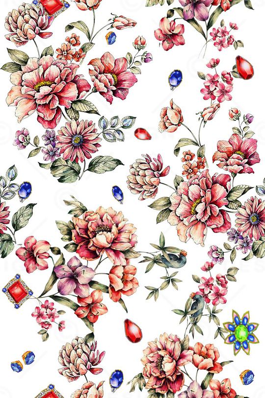 花朵印花华亿平台图片