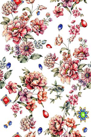 花朵印花华亿平台图片