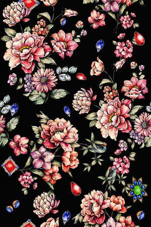 花朵印花华亿平台图片