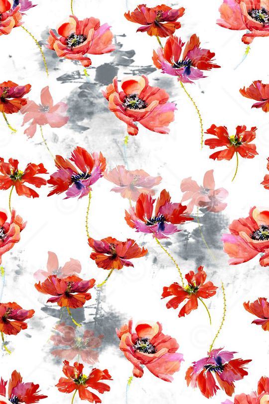 水墨印花华亿平台图片