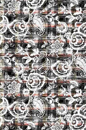 佩斯利印花华亿平台图片