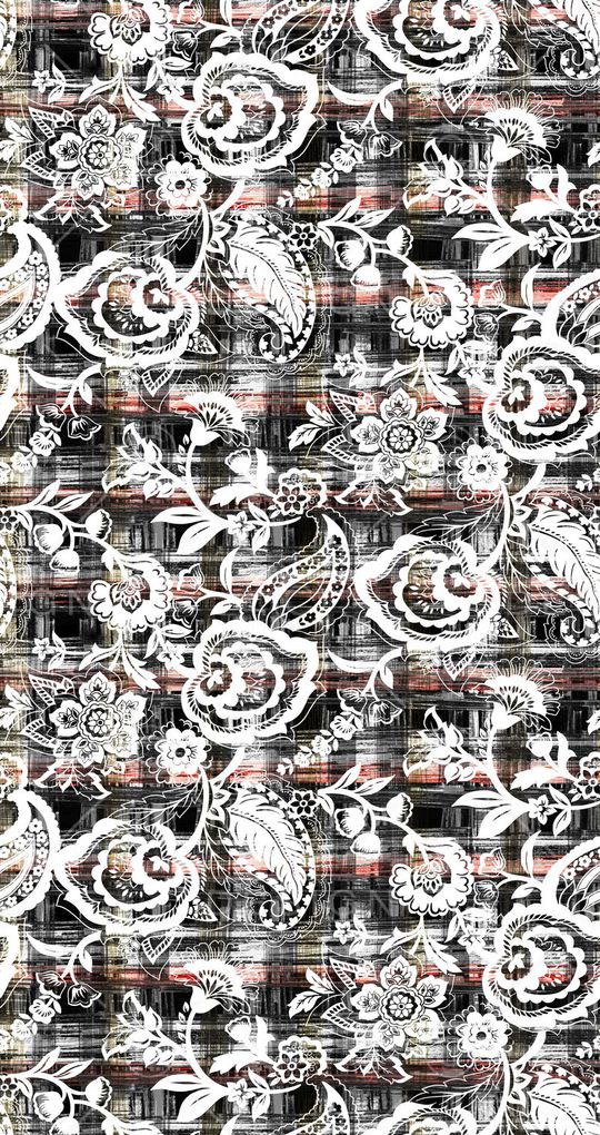 佩斯利印花华亿平台图片