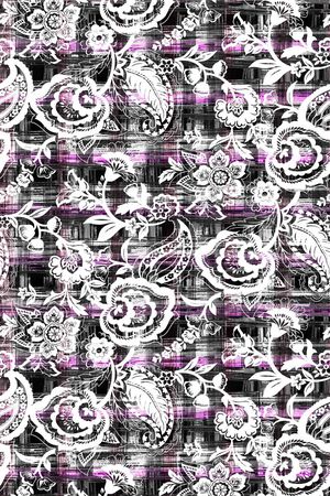 佩斯利印花华亿平台图片