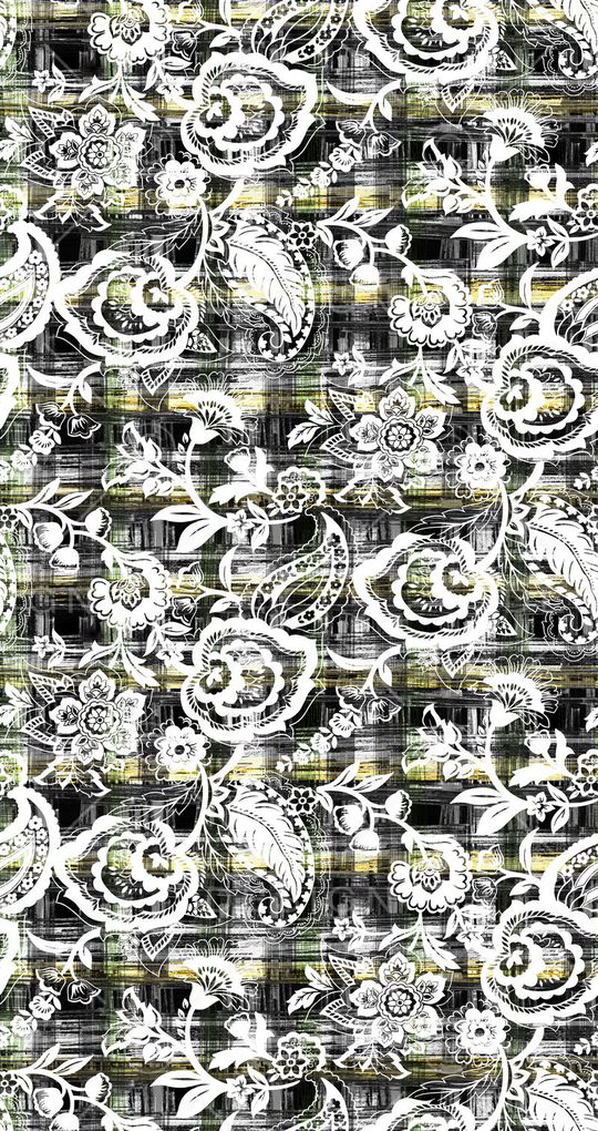 佩斯利印花华亿平台图片