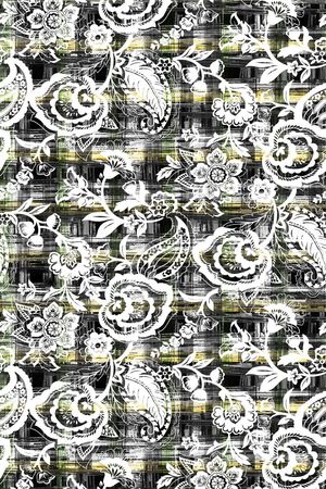 佩斯利印花华亿平台图片