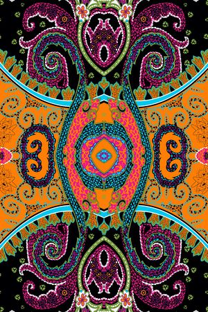 佩斯利印花华亿平台图片