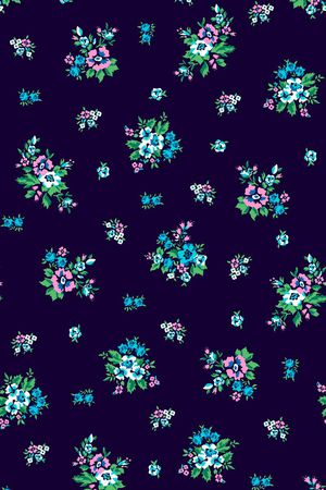 小碎花印花华亿平台图片