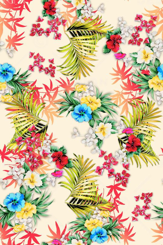 花朵印花华亿平台图片