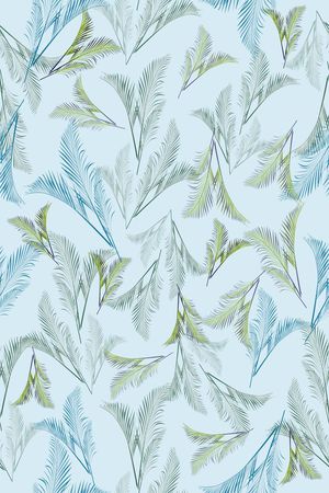 棕榈叶印花华亿平台图片