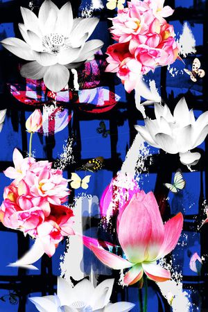 花朵印花华亿平台图片