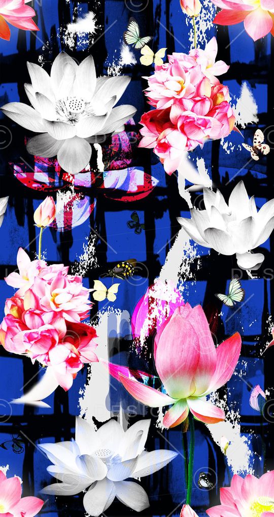 花朵印花华亿平台图片