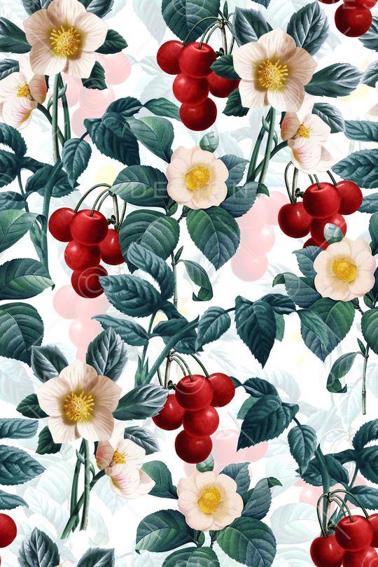 花枝花卉印花华亿平台图片