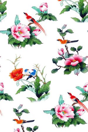 花朵印花华亿平台图片