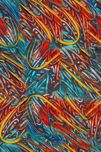 638477-油画艺术笔触扭曲条纹