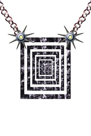 抽象几何印花华亿平台图片