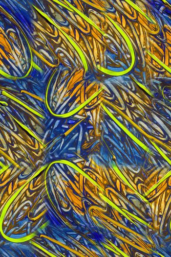 638537-油画艺术笔触扭曲条纹