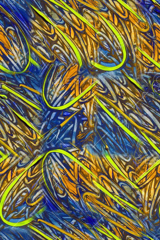 笔触印花华亿平台图片