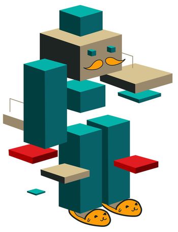 色块印花华亿平台图片