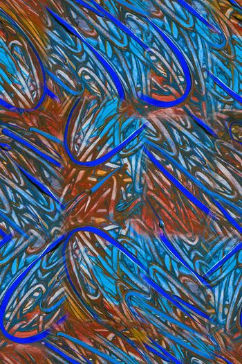 638589-油画艺术笔触扭曲条纹