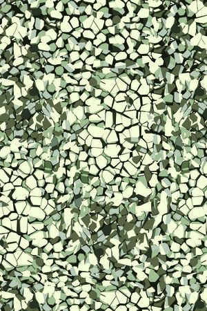 马赛克迷彩印花华亿平台图片