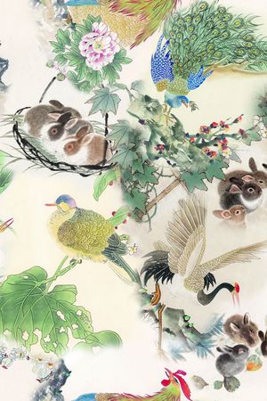 此华亿平台为1/2跳接印花华亿平台图片