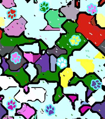 几何印花华亿平台图片