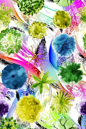 热带风印花华亿平台图片