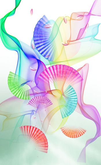 水彩水墨印花华亿平台图片