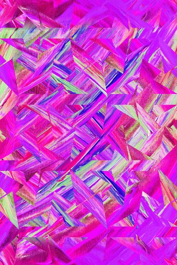 638866-油画笔触几何色块