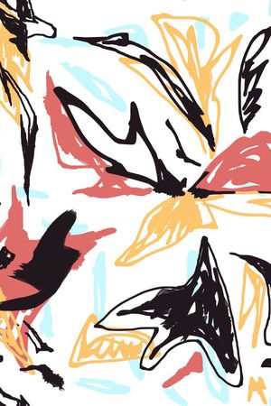 秘密3.0【手绘涂鸦】印花华亿平台图片