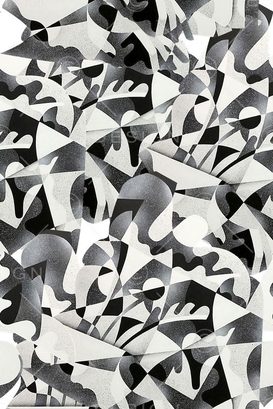 几何印花华亿平台图片