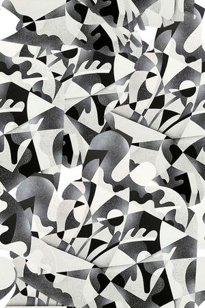 几何印花华亿平台图片