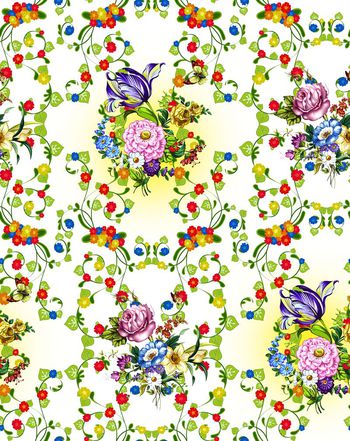 欧式花纹印花华亿平台图片