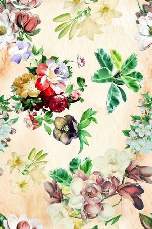 碎花印花华亿平台图片