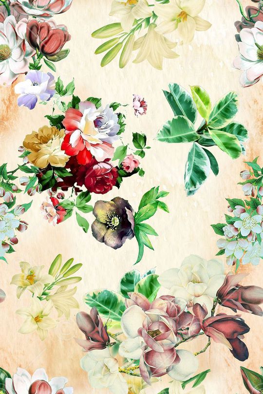 碎花印花华亿平台图片