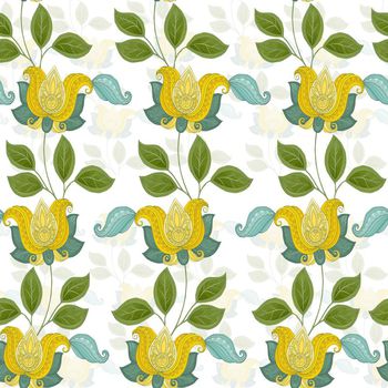 638962-腰果底纹花卉