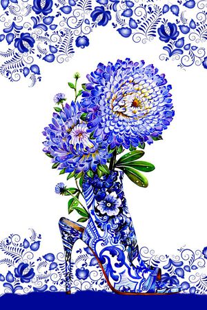 花瓣印花华亿平台图片