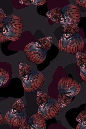 复古印花华亿平台图片