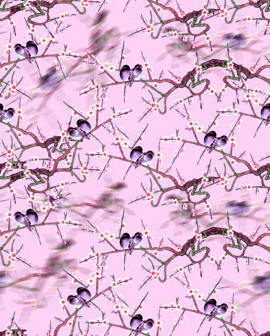 中国风印花华亿平台图片