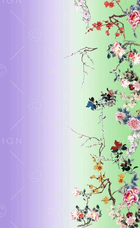 梅花印花华亿平台图片