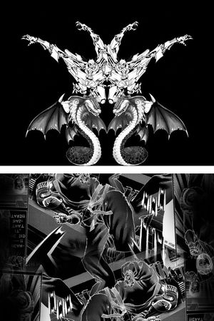 潮流男装印花华亿平台图片