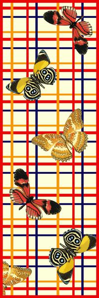 苏格兰格长巾印花华亿平台图片